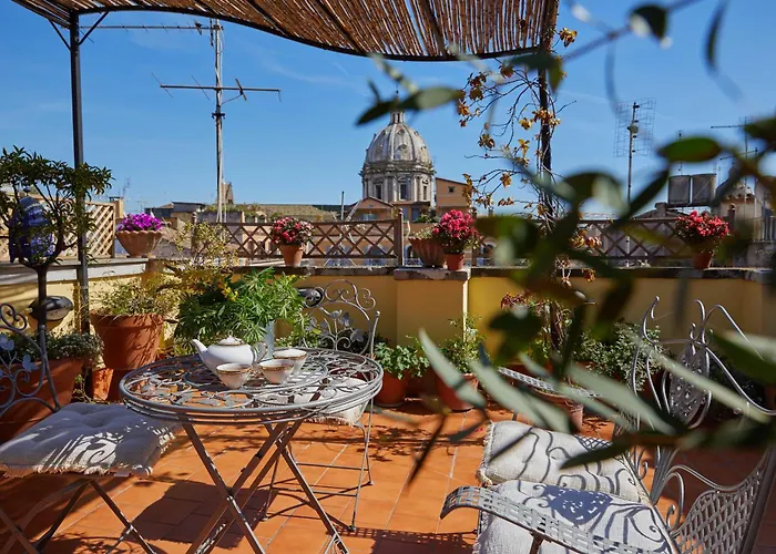 Trasteverehome - Attic Terrace Center Of Baroque *